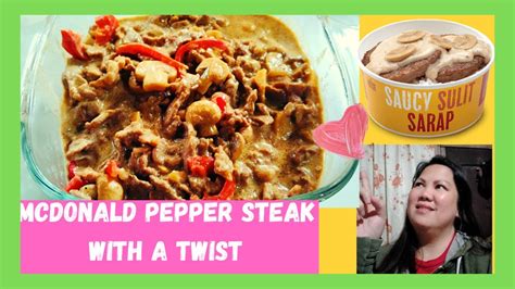 mcdo beef pepper steak|McDonald’s Delivery.